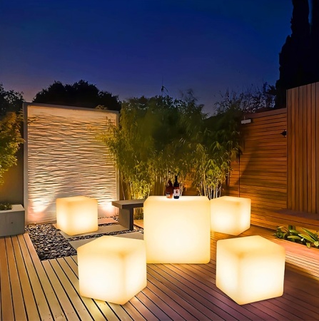 Светильник Куб 50 с питанием от АКБ, RGB Светильник Куб 50 с питанием от АКБ, RGB